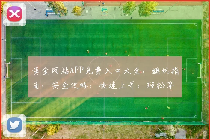 黄金网站APP免费入口大全，避坑指南，安全攻略，快速上手，轻松享受