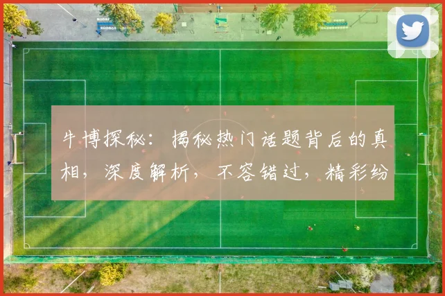 牛博探秘：揭秘热门话题背后的真相，深度解析，不容错过，精彩纷呈